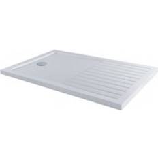 MX Elements Rectangular Walk-In Shower Tray 1600mm x 800mm - White