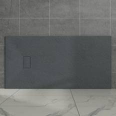 Showers Aquariss Anthracite Rectangular Shower Tray 1800 x 900 mm