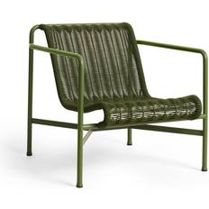 Hay Stolar Utemöbler Hay Palissade Cord Low W73 x D81 x H70 cm Olive Utefåtölj