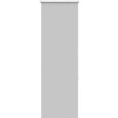 vidaXL Roller Blind Blackout Light Grey 45x150 cm Fabric Width 40.7 cm