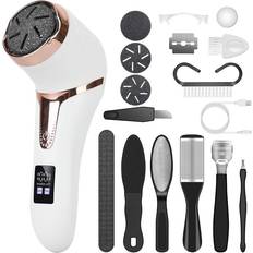 Foot Care Vysn Electric Foot Callus Remover 17 Pcs With Vacuum Foot Grinder