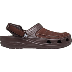 Braun - Herren Pantoletten Crocs Classic Yukon Vista II LiteRide - Espresso/Mushroom