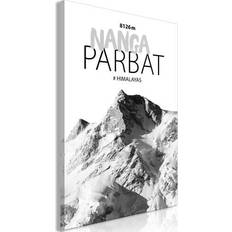 Wonda Nanga Parbat Vertical White/Multicolour Vægdekorationer 40x60cm