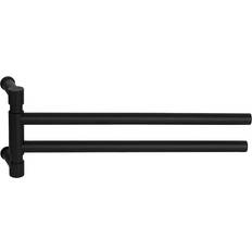 Badrumstillbehör Formani Piet Boon PB450 Draaibare Handdoekstang 450mm Mat Zwart