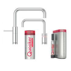Quooker nordic square Quooker Nordic Square Twintaps inkl. PRO3 & Cube Krom