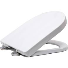 Vivo D Shape Toilet Seat White Soft Close