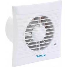 Humidity Control Bathroom Extractor Fans Vent-Axia Silhouette 100mm Extractor Fan Bathroom IPX7 Humidity Shutter