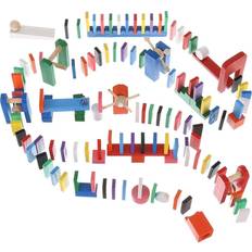 Otego Kruzzel Domino-Set aus Holz 407 Teile mit Aufbewahrungstasche