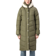 Hollister Women's Longline Puffer Parka - Dusty Olive