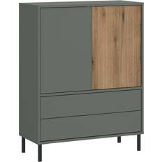 Green Sideboards Furniture To Go Darwin 2 Door 2 Drawer Green/Oak Sideboard