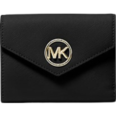 Michael Kors Carmen Medium Saffiano Leather Tri Fold Envelope Wallet - Black