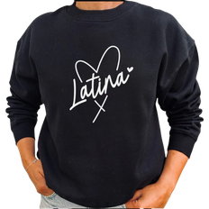 Lovely Text Latina Sweater - Black