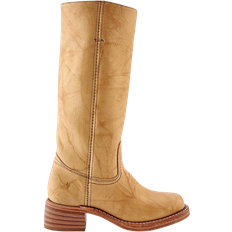 Women High Boots Frye Campus Knee High Boot - Banana/Montana Leather