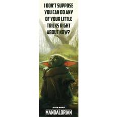 Green Posters Star Wars The Mandalorian Special Tricks One Size Green/White/Red Poster