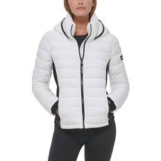 Calvin Klein Women Outerwear Calvin Klein Women's Scuba Jacket - White