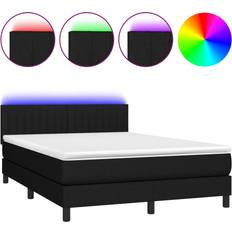 vidaXL Fabric Boxspringbett 144x203cm