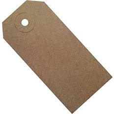 Brown Label Makers & Labeling Tapes Swift Unstrung Tags Brown Reinforced Card Clothing Parcel Labelling 83mm x 41mm Pack of 500