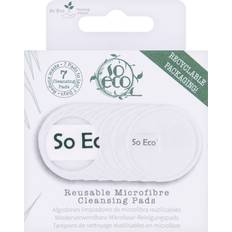 Veganska Rengöringspads So Eco Reusable Microfibre Cleansing Pads Rondeller för Sminkborttagning 7 st