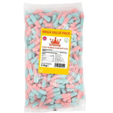Phoenix Kingsway Mega Value Vegan Fizzy Bubblegum Bottles 2.5kg