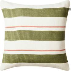 Chhatwal & Jonsson Assam 50x50 cm Cactus Green Rose Cushion Cover Pink, Green (50x50cm)