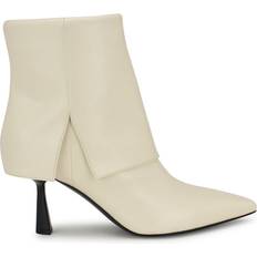 Nine West Bazie Pointy Toe Dress Booties - Ivory