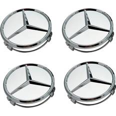 Car Rims AX Trade 75mm ABS Black Car Wheel Center Caps