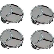 Car Rims AX Trade 75mm ABS Black Car Wheel Center Caps