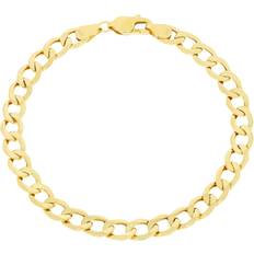 Nuragold Cuban Curb Link Chain Bracelet - Gold