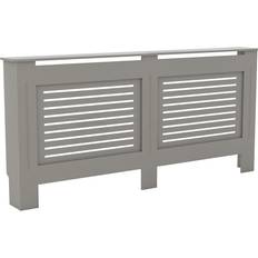Vida Designs Milton Grey Radiator Cover XL D19 x W172 x H82 cm