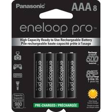 Panasonic eneloop pro aaa Panasonic Eneloop Pro AAA Ni-MH Batteries 980mAh 8-pack