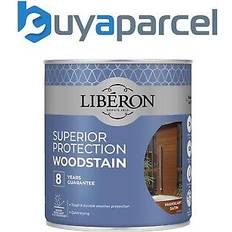 Liberon Brown Paint Liberon Superior Protection 8 Year Woodstain Mahogany Satin 750Ml Woodstain Brown