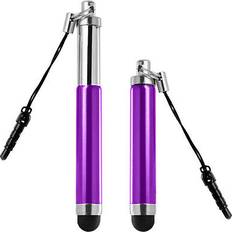 Morado Lápices táctiles Avizar Lápiz Digital Retráctil Turquesa Para Pantalla Táctil Jack 3,5 Mm