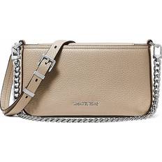 Natural Bags Michael Kors Small Pebbled Leather Convertible Pochette - Natural