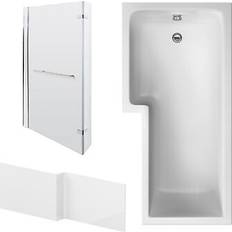 Bathtubs Balterley 1700mm Left Hand L Shape Bathtub Front Panel