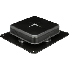 Roof Equipment Black Roof-Mount Aluminum Vent 9-in Opening