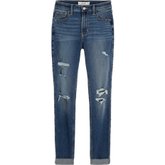 Hollister High Rise Ripped Super Skinny Jeans - Medium Ripped