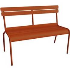 Orange Garden Benches Fermob Banc Avec Dossier Luxembourg Orange Aluminium Garden Bench