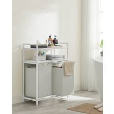 Steel Laundry Baskets & Hampers Latitude Run Bamboo Laundry Sorter with Handles 33cm W x 73cm D
