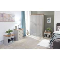 Fernleaf Brielle 4 Piece Bedroom Set - Grey