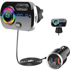 FM Transmitters KIT Sonru 2024 Newest FM Transmitter Bluetooth 5.3 Car Radio Adapter