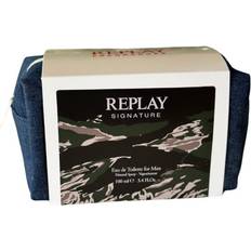 Replay Gaveæsker Replay Giftset Signature Man Edt 100ml Pochette