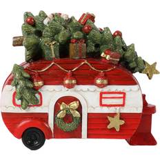 Red Christmas Tree Ornaments LED Caravan - Red Christmas Tree Ornament