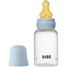 Bibs Blå Sutteflasker Bibs Baby Flaske Rund Latex 150 ml