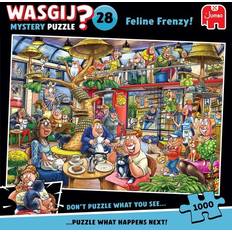 Jumbo Wasgij Mystery 28 Feline Frenzy Puzzle 1000 Teile