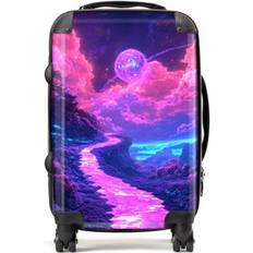 Purple Suitcases Warren Reed Elena Sable 00037 Suitcase Cabin