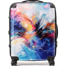 Luggage Warren Reed Warren Reed Designer Large Serene Explosion Calm Amidst Colours Suitcase