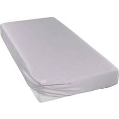 Curt Bauer Uni-Mako-Satin Spannbetttuch 140x200 cm silbergrau Bettlaken Grau (200x)
