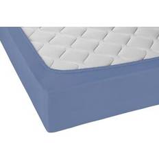 Spannbettlaken Jersey Stretch 90x200 140x200 cm Ozeanblau Bettlaken Blau (200x)