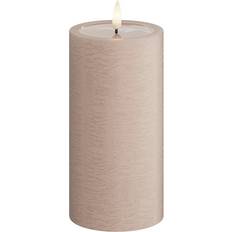 Deluxe Homeart Unique LED Blockljus Rosa 7.5x15 cm LED-ljus