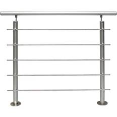 Treppenzubehör Treba Geländer-Set Edelstahl EB6 Bodenmontage